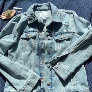 Distressed Old Navy Denim jacket. Never worn.
